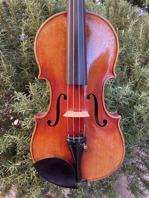 The romantic draw of music has made a great impact on Tom Metzlers life. . Metzler violin shop